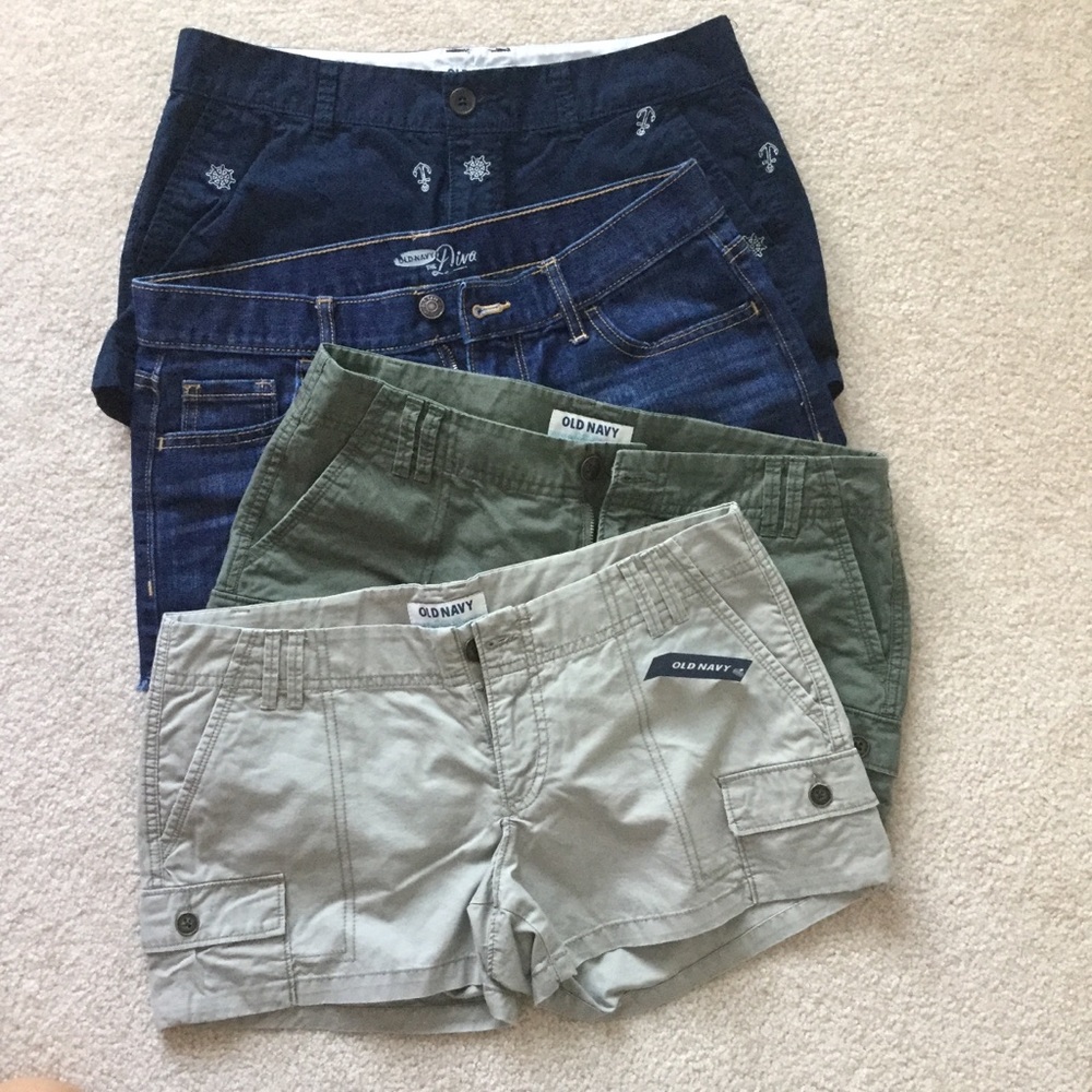 Lot of 4 pairs of ON shorts NWT, NWOT